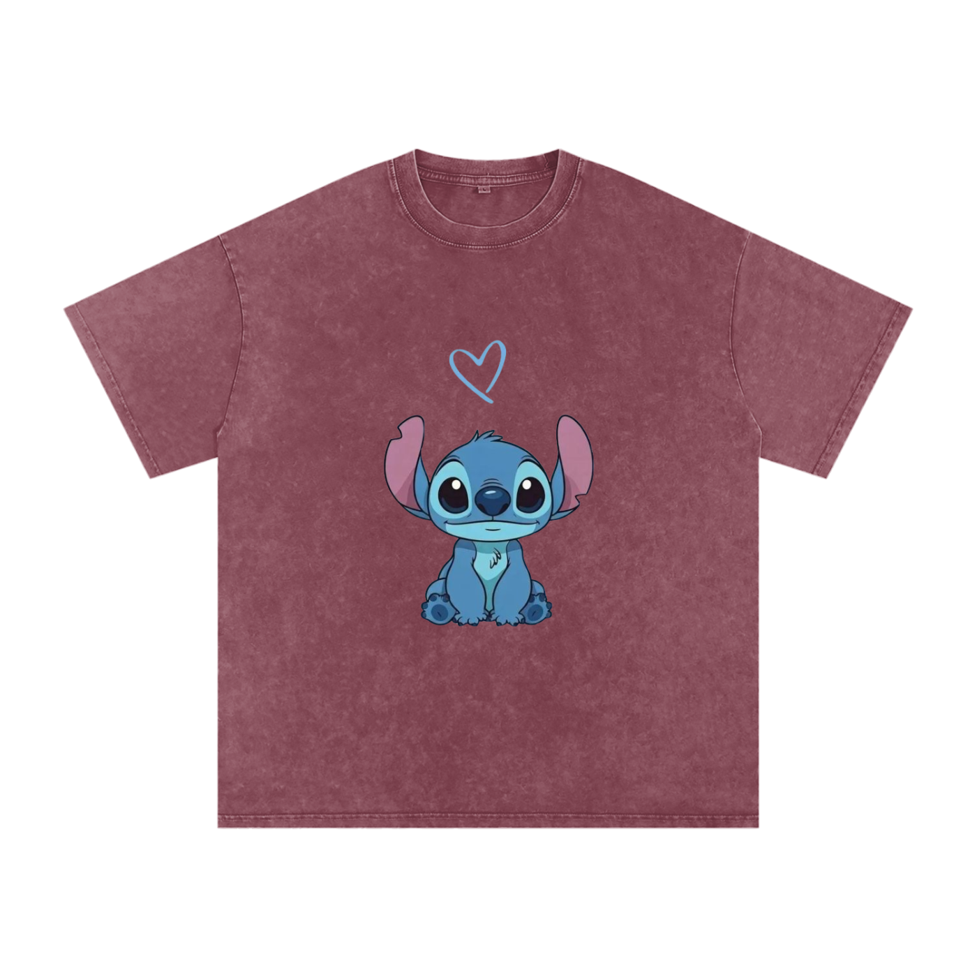 Lilo Loves You Snow Washed T-Shirt - Unisex